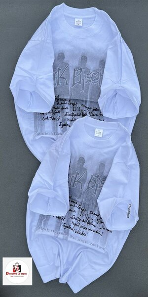 T-shirt blanc graphique tendance