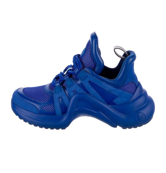 Louis Vuitton Leather Low Top Chunky Sneaker