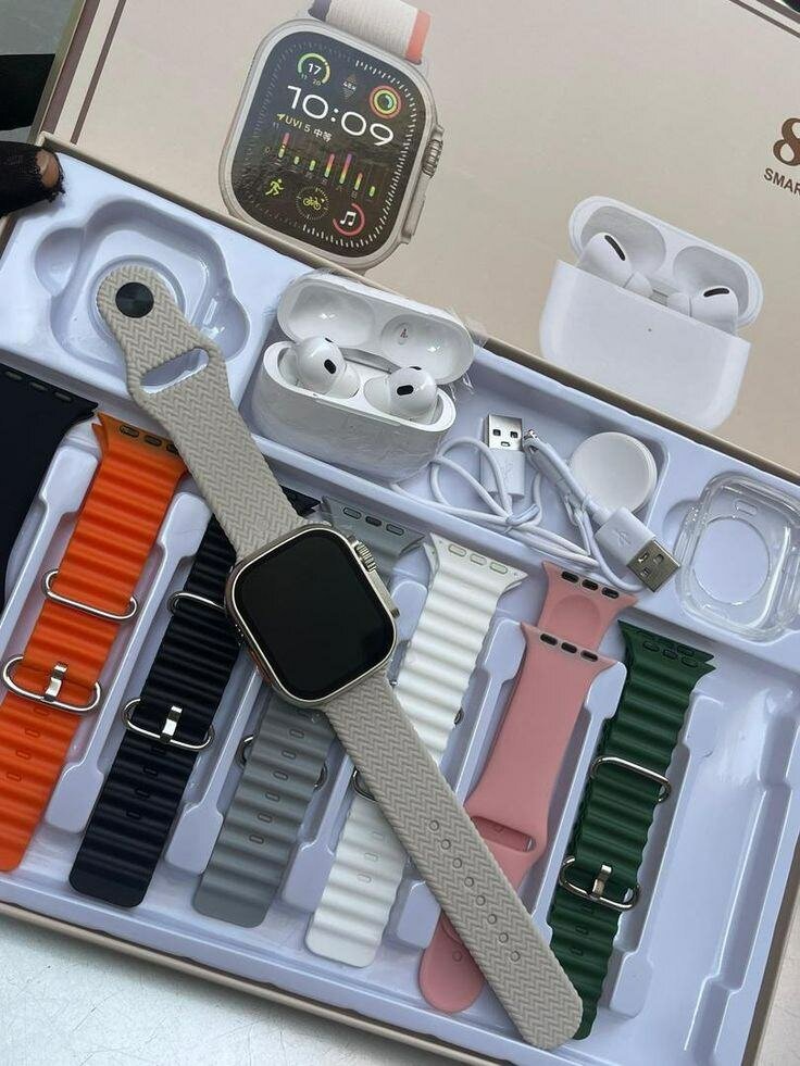 Montre Connectée Ultra 3 avec Écouteurs