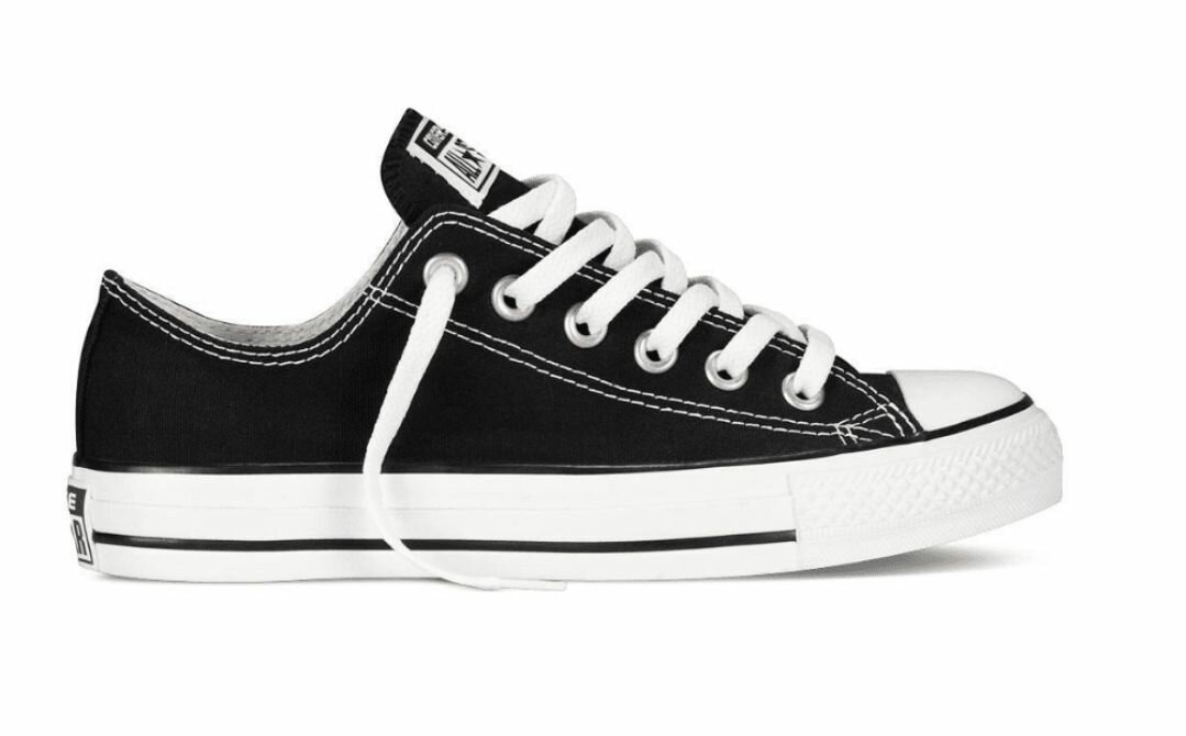 Baskets noires en toile classique