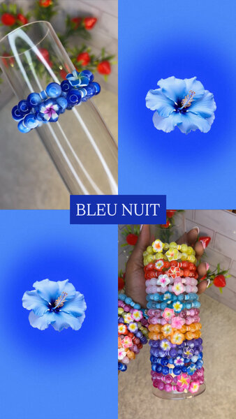 Bracelets perlés colorés