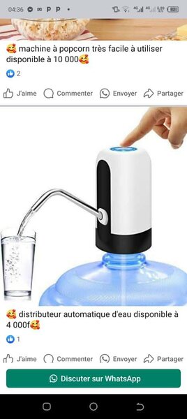 Distributeur automatique d'eau