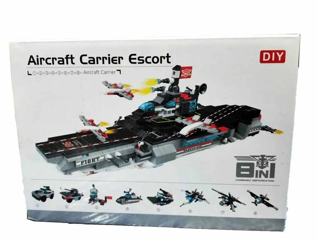 Ensemble de Blocs Porte-Avions