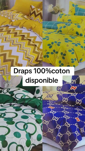 Ensembles de Draps en Coton