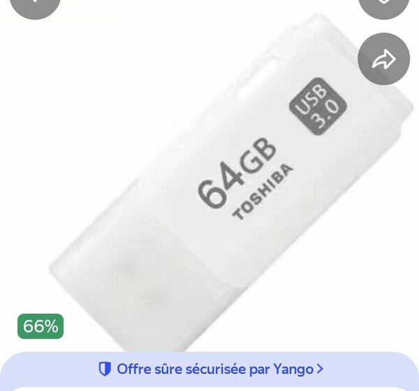 Clé USB 3.0 Toshiba 64 Go