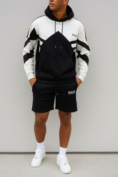 Ensemble Casual Homme Noir et Blanc