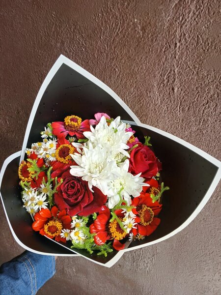 Bouquet floral romantique