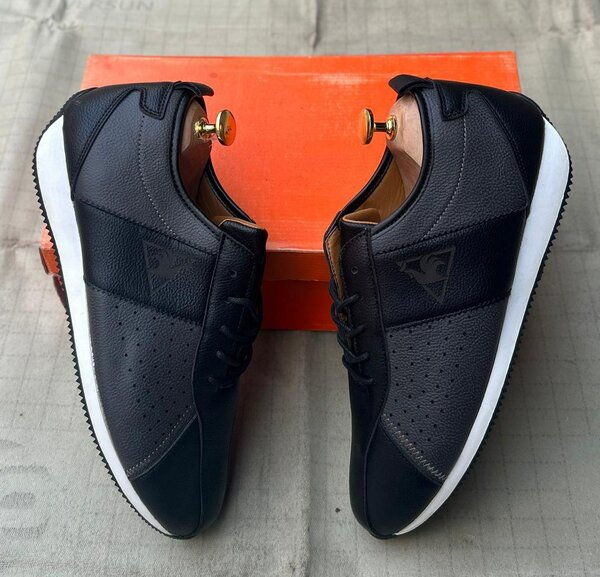 Chaussures homme noires en cuir