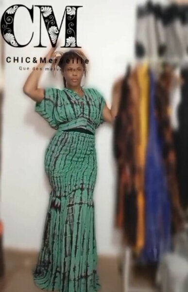 Robe longue élégante femme