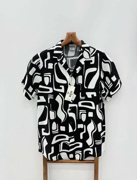 Chemise imprimée graphique