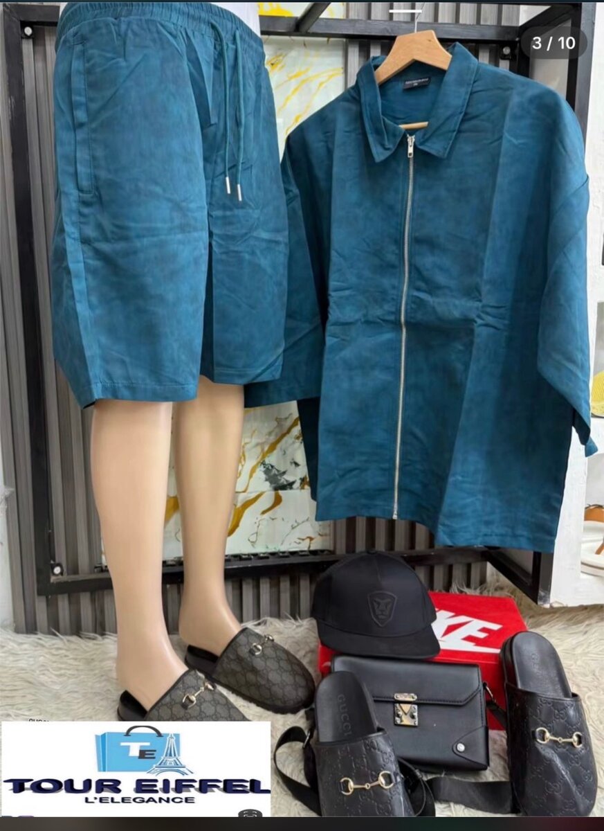 Ensemble Shirt et Short Homme