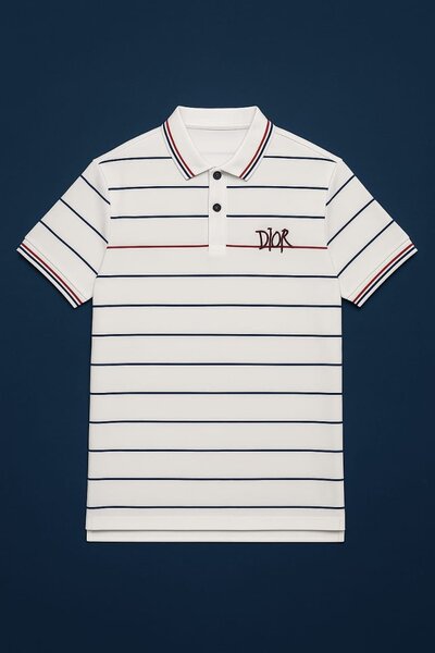 Polo rayé homme élégant