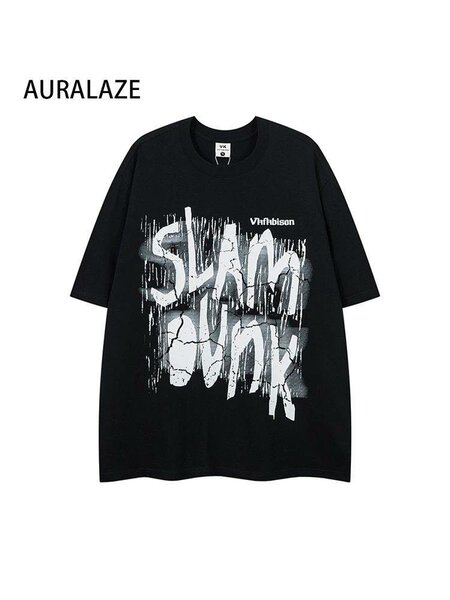 T-shirt graphique noir unisexe