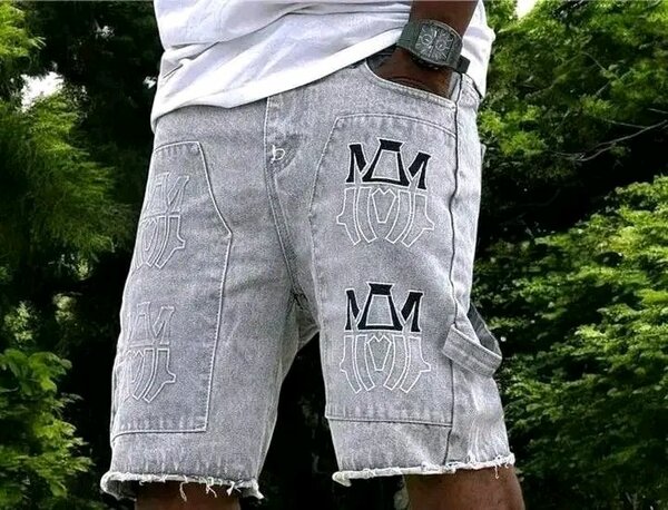 Shorts en jean déchiré pour homme