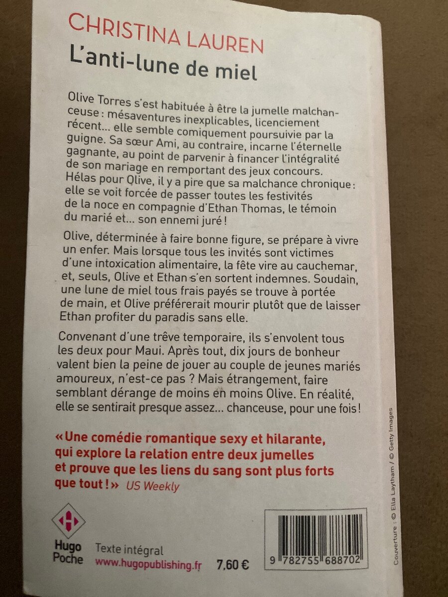 L'anti-lune de miel - Roman