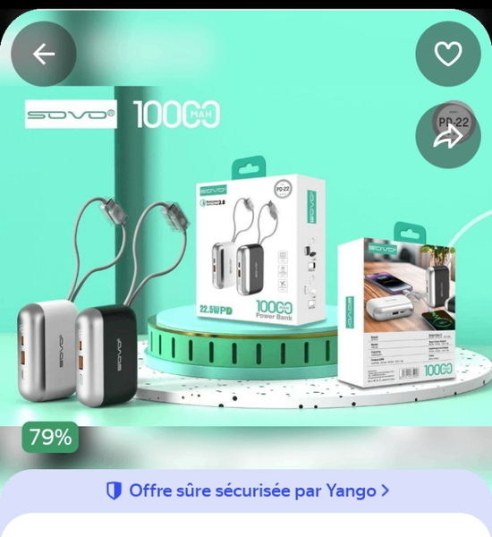 Batterie Externe 10000mAh