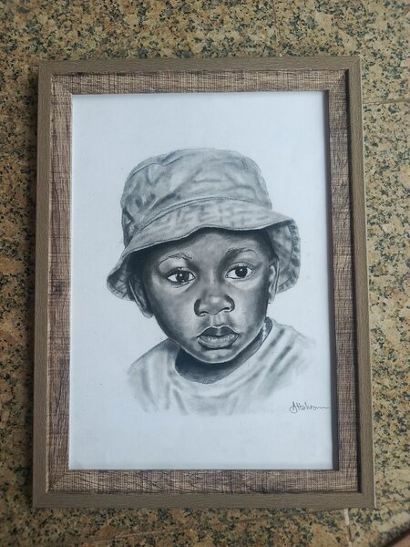 Portrait au crayon -  A4