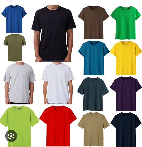 T-shirts en coton colorés