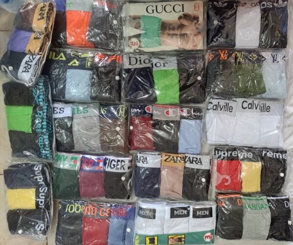 Boxers coton en sachet