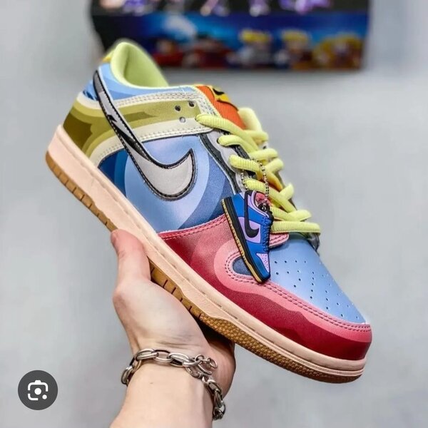 Sneakers multicolores tendance