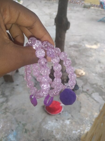 3 Bracelets  violets