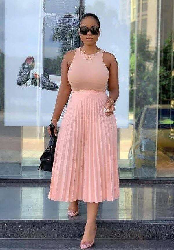 Jupe Plissée Élegante Femme