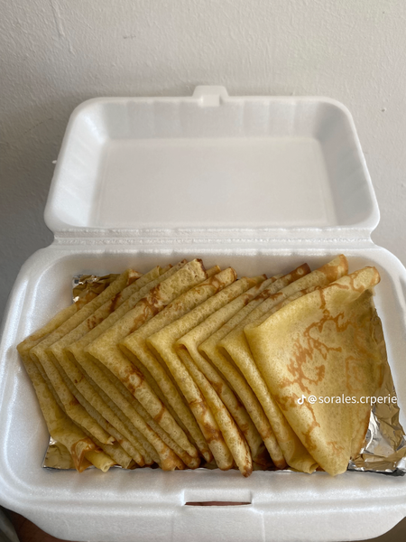 Crêpes fraîches en boîte