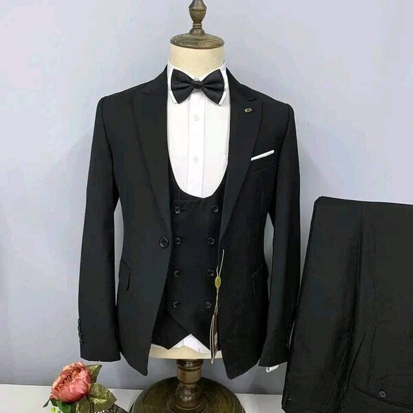 black men's  suit