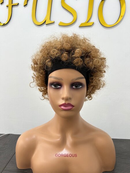 Goddear Remy Afro wigcap.