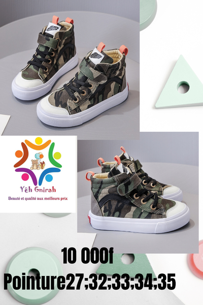 Baskets Montantes Camo Enfants