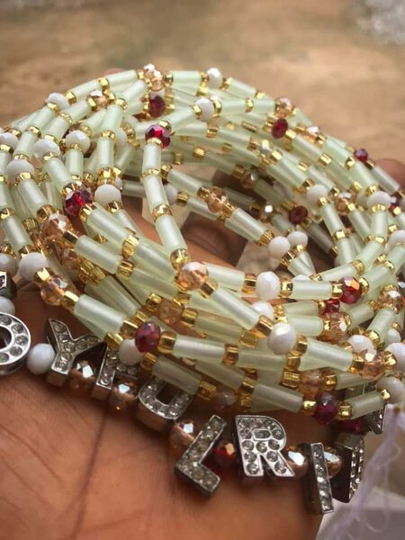 Customized waist beads