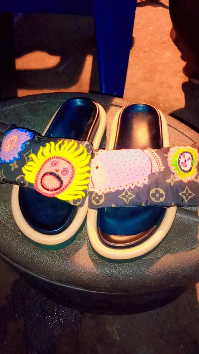 Sandales fantaisie colorées