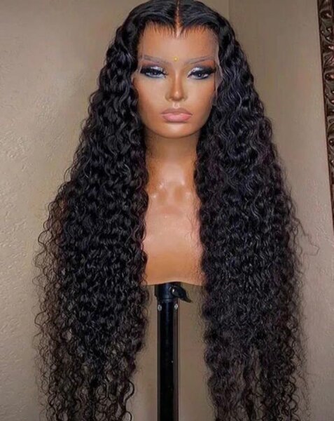 Perruque bouclée longue