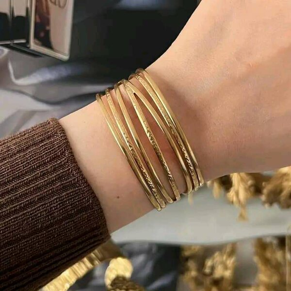 Bracelet en or minimaliste