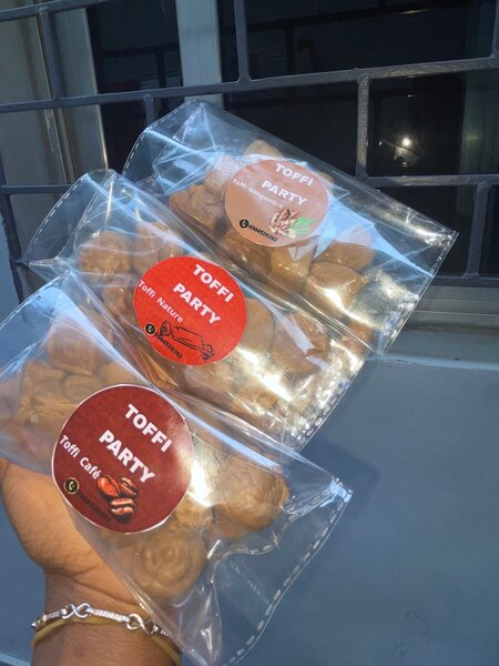 Toffi saveurs nature,café