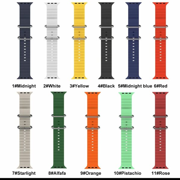 Bracelets de montre colorés