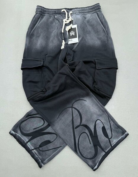 Pantalons de sport cargo dégradés