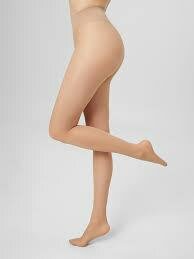 Collants transparents nude