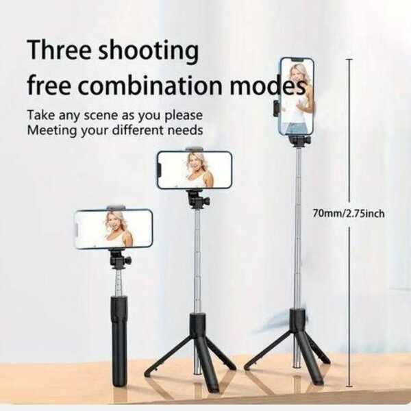 Trépied Selfie Stick avec Télécommande
