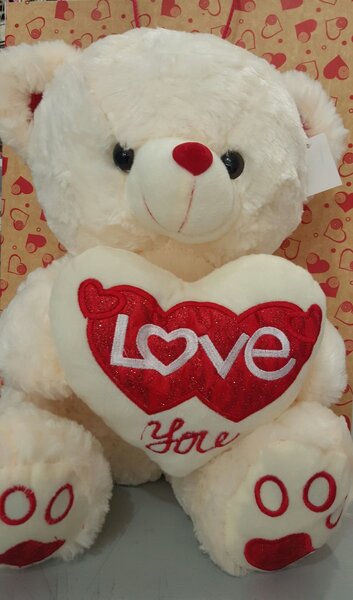 Ours en peluche avec coeur 'Love'
