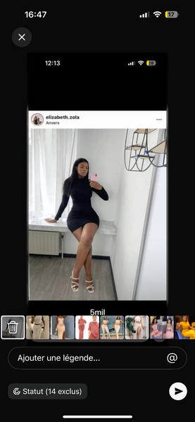 Robe moulante élégante noire