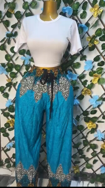 Pantalons Bohème Femme Colorés