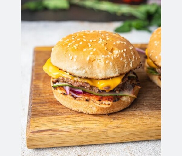 Hamburger viande hachée fromag