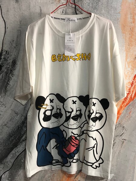 T-shirt imprimé tendance unisexe