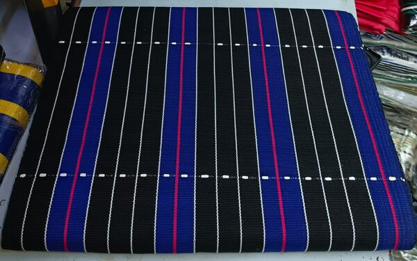 Tissu rayé coloré multicouleur