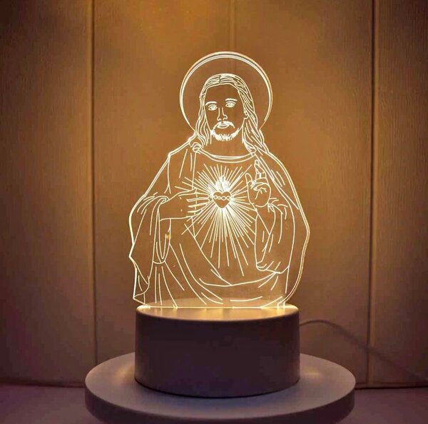 Lampe LED Veilleuse Jésus