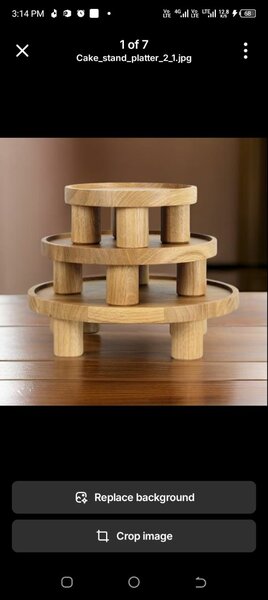 Wooden platter, Serving dish,food serving stand