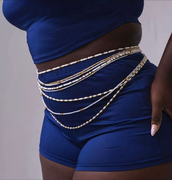 Ceinture perlée élégante