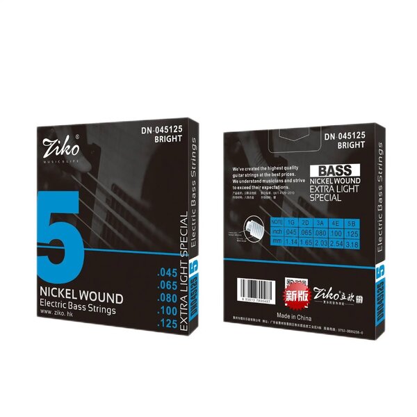ZIKO BASS (5) GUITAR STRINGS