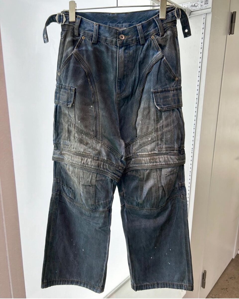 Pantalon cargo jeans homme